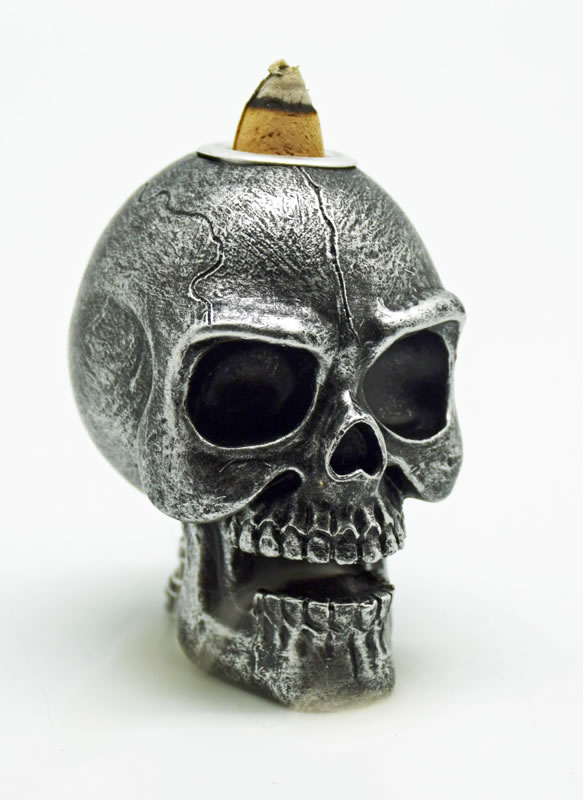 Skull Back Flow Incense Burner